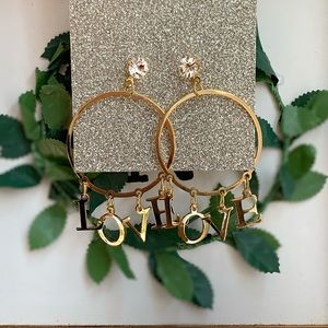 LOVE Drop Earrings